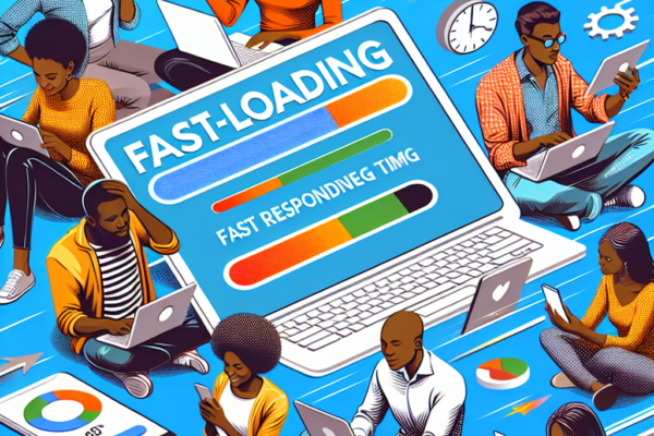 The importance of fast-loading websites for SEO in Africa.